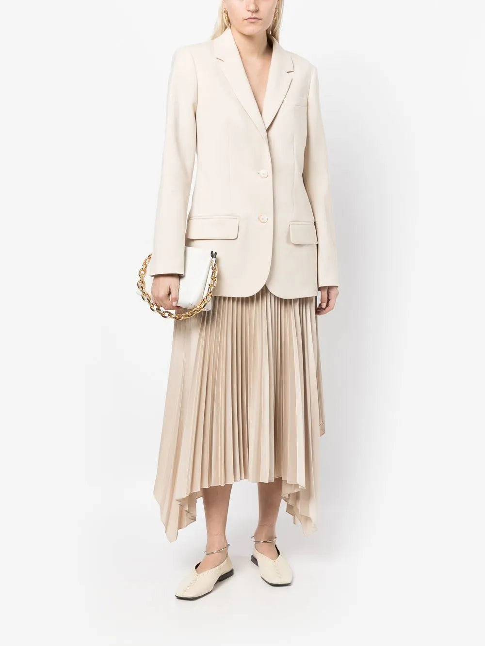 Single-Breasted Tailored Blazer