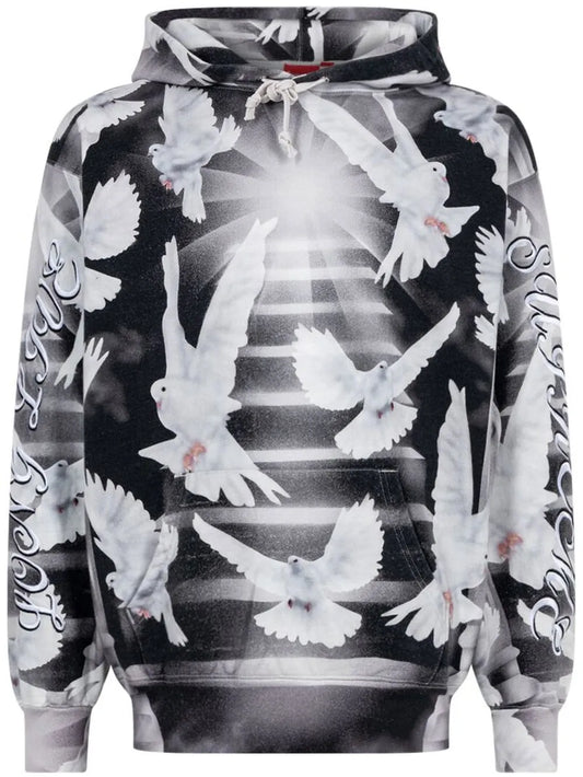 Doves Graphic-Print Hoodie
