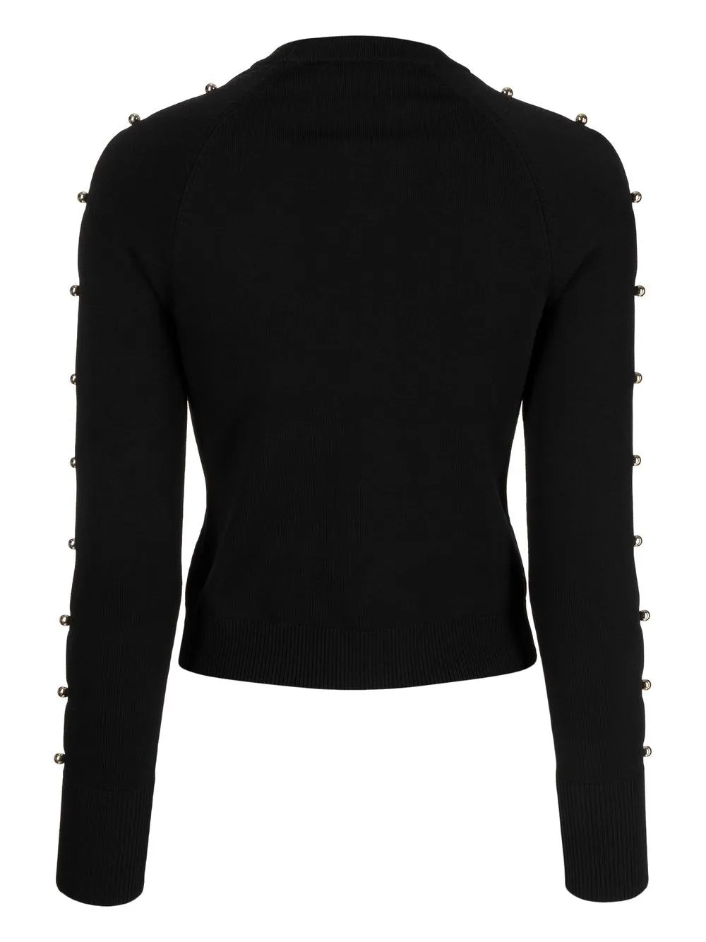 Ball-Stud Embellished Knit Jumper