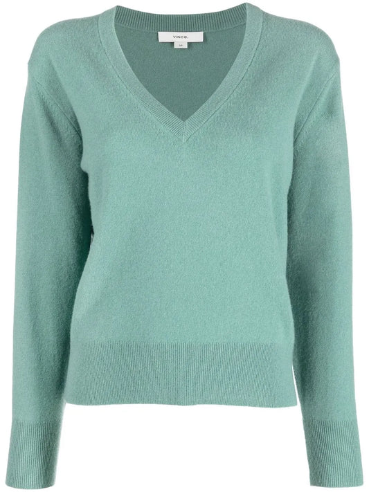 V-Neck Plain Jumper