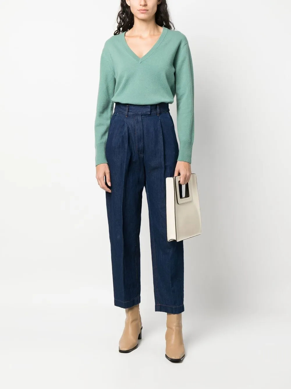 V-Neck Plain Jumper