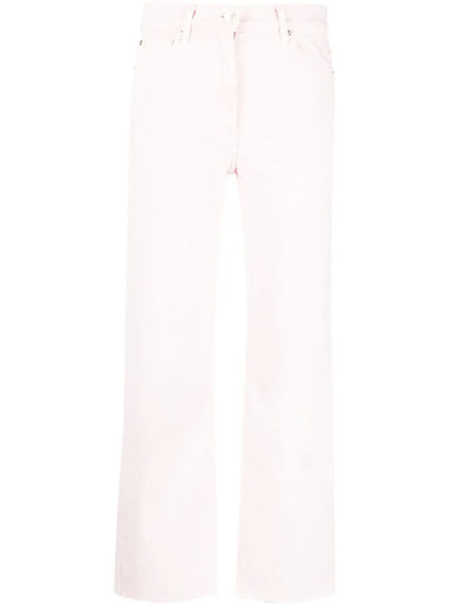 Straight-Leg Cropped Jeans