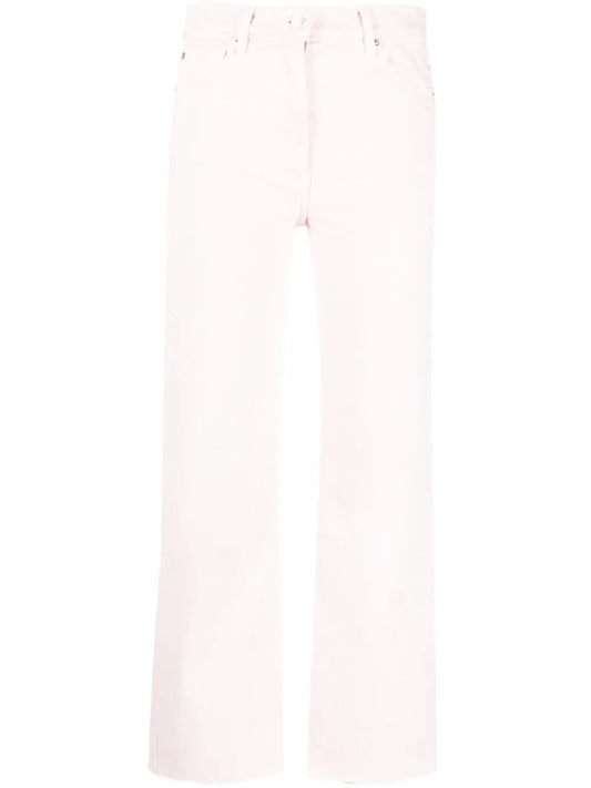 Straight-Leg Cropped Jeans
