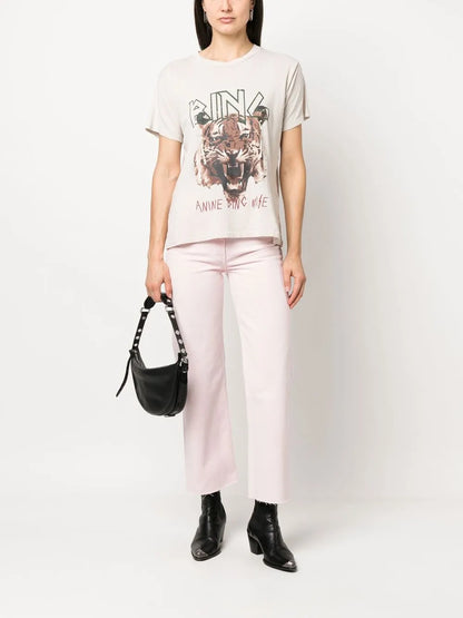 Straight-Leg Cropped Jeans