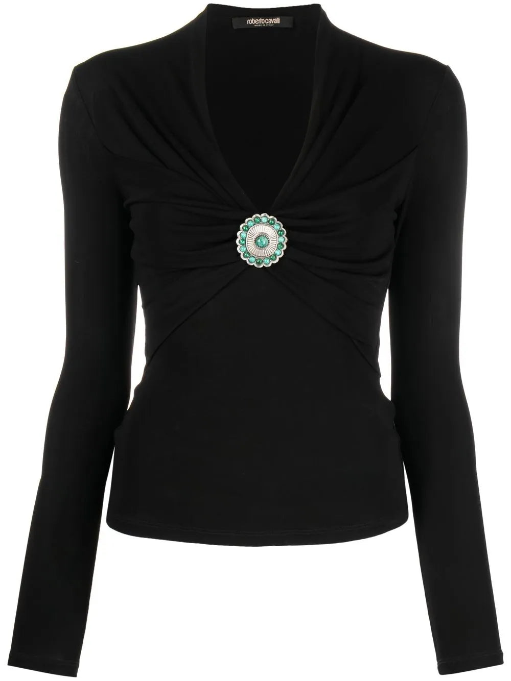 Beaded V-Neck Top