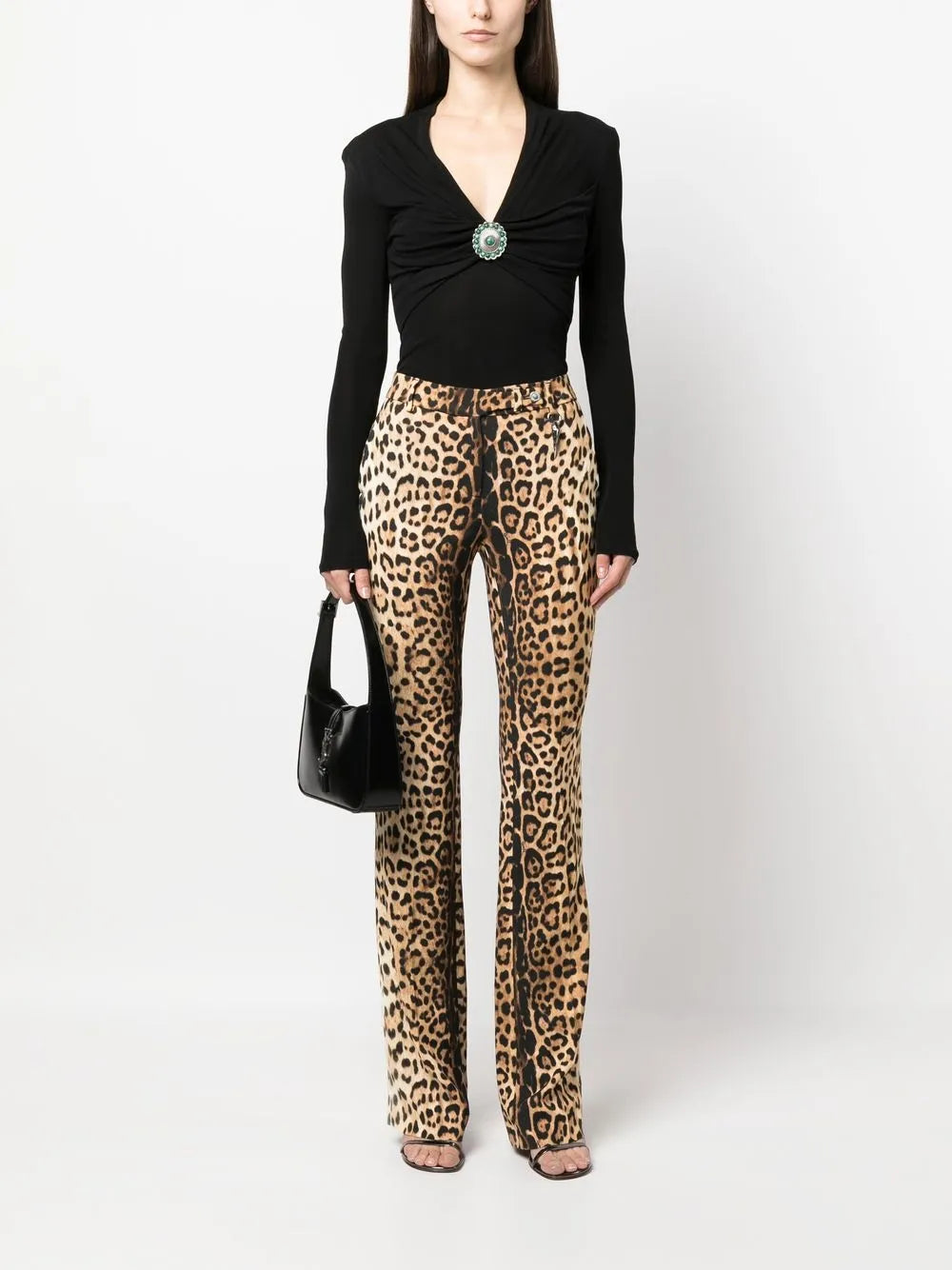Beaded V-Neck Top