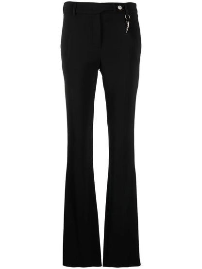 High-Waist Bootcut Trousers