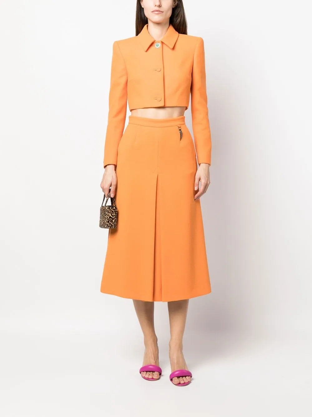 Wool A-Line Skirt