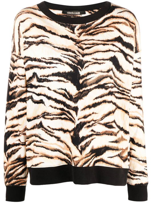 Animal-Print Long-Sleeve T-Shirt