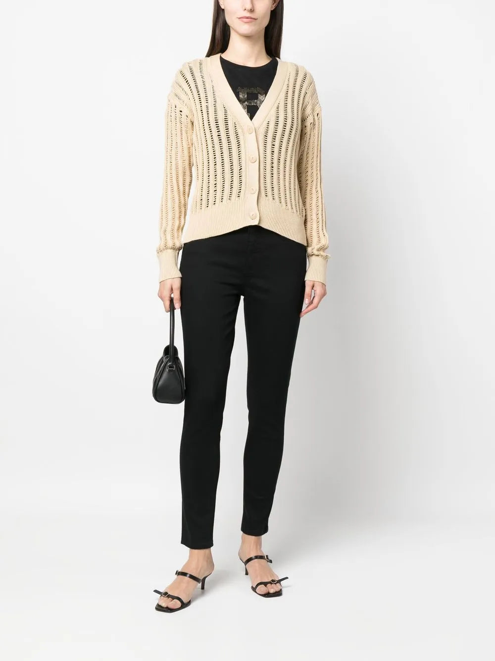 Phahya Open-Knit Cardigan