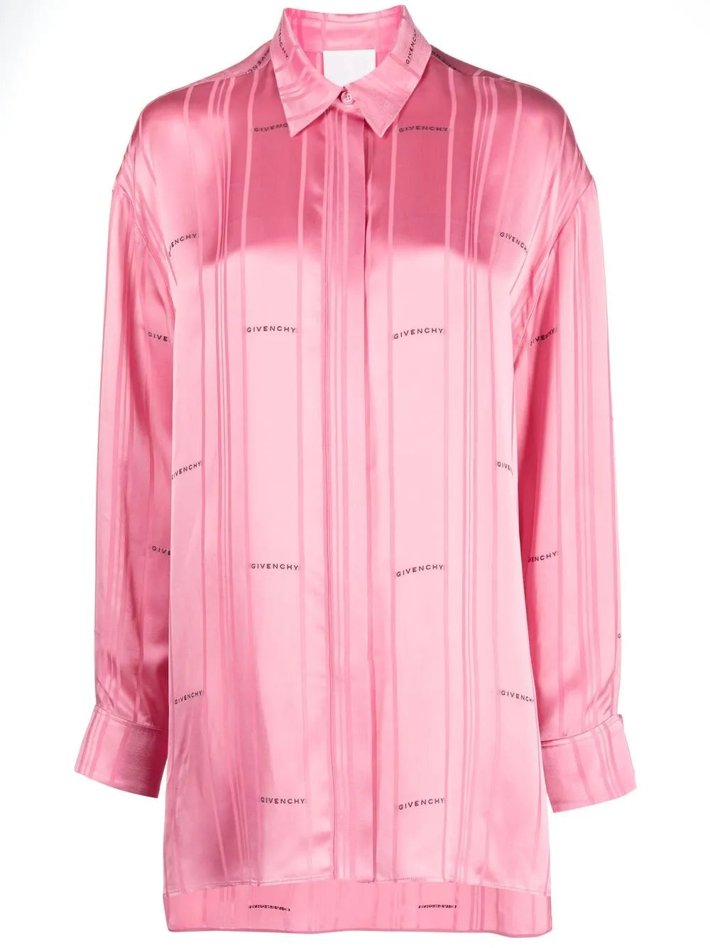 Logo-Jacquard Striped Shirt