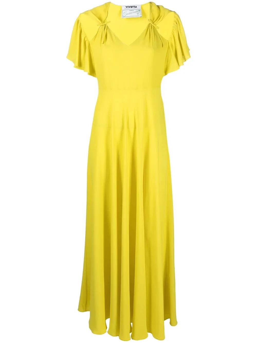 Ruched Cut-Out Maxi Dress
