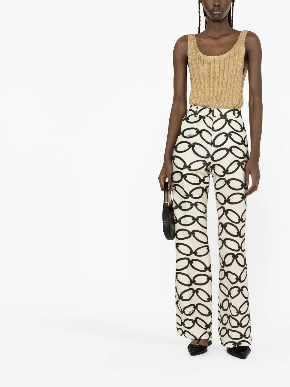 Chain-Print Trousers