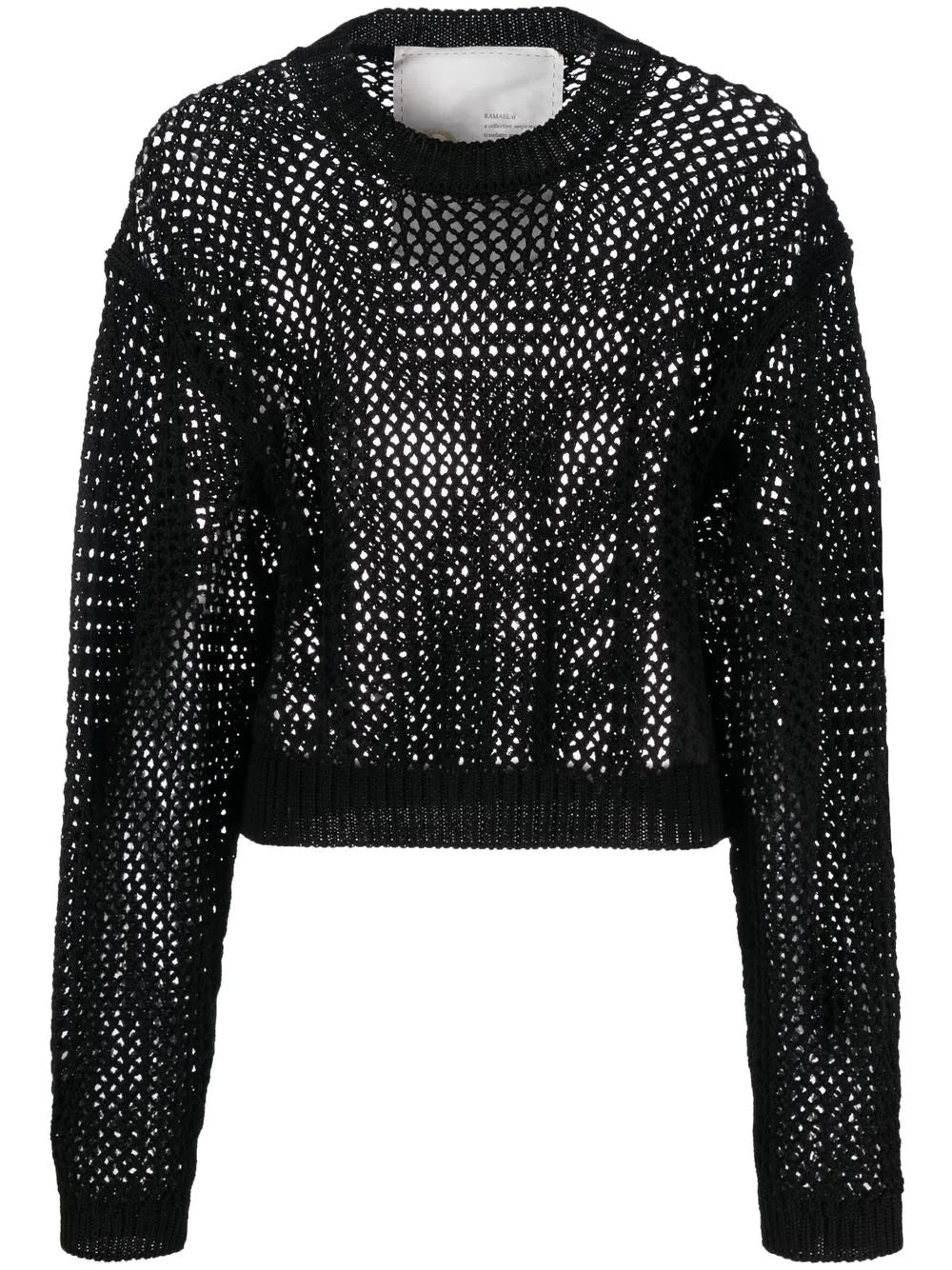 Cotton Open-Knit Jumper