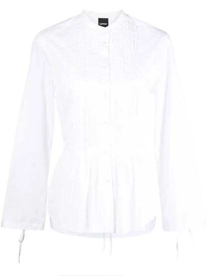 Peplum Button-Up Shirt