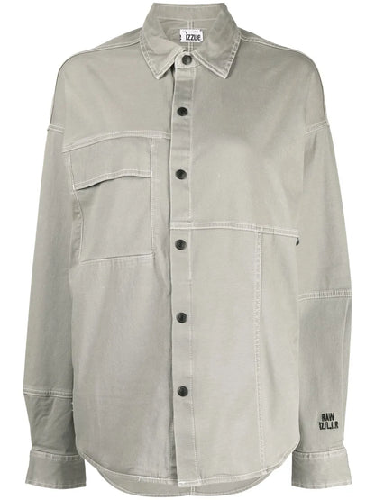 Oversized Panelled Shirt