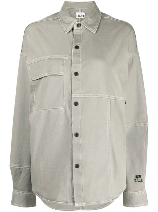 Oversized Panelled Shirt