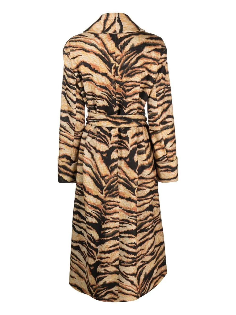 Freedom-Print Belted Coat