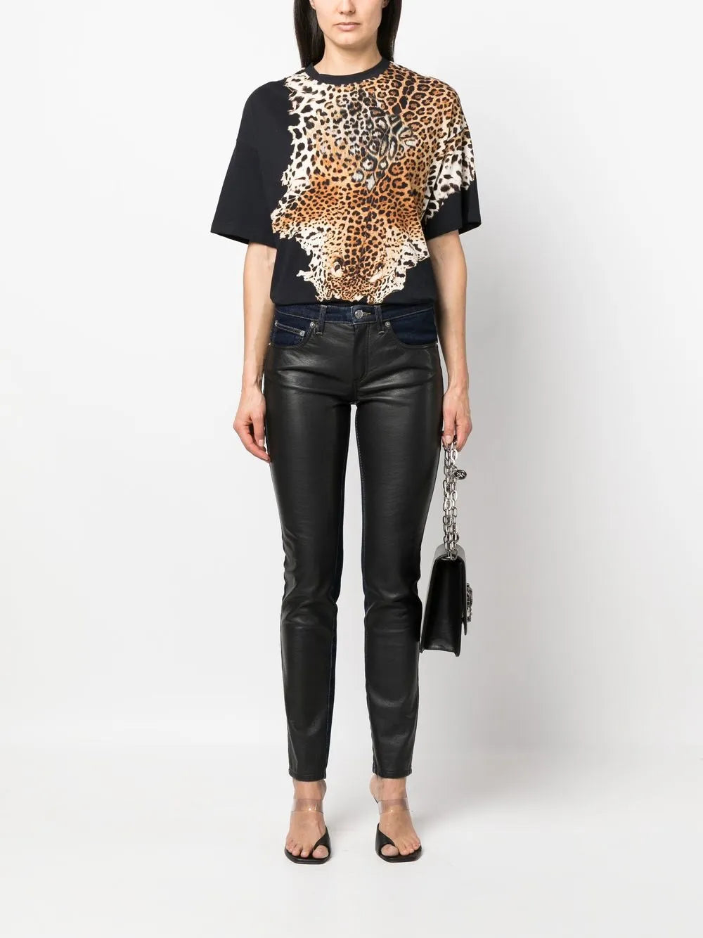 Panelled-Design Jeans
