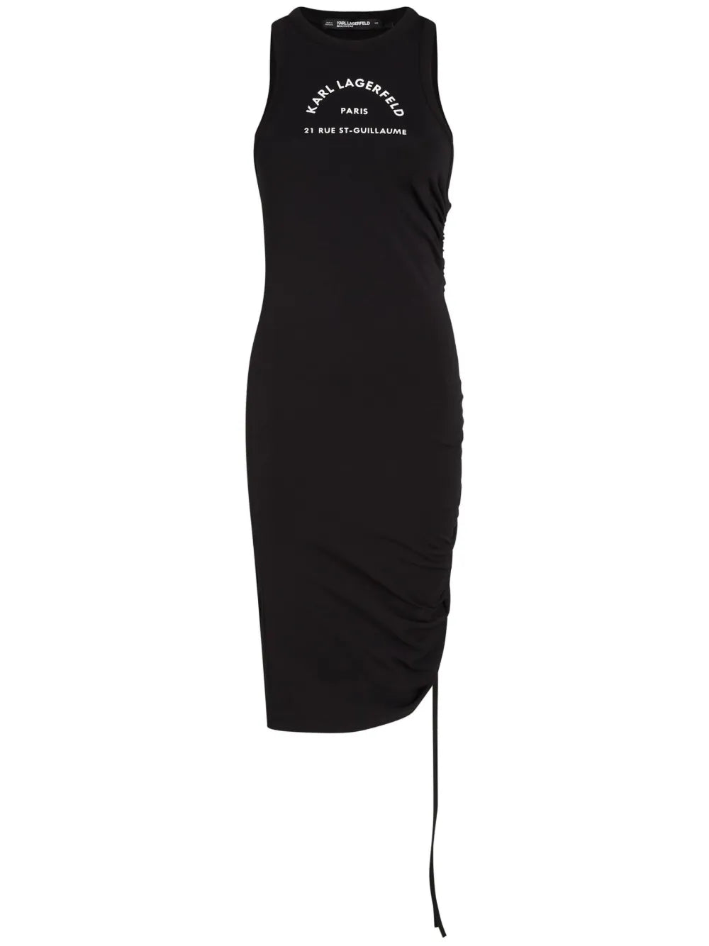 Logo-Print Sleeveless Dress