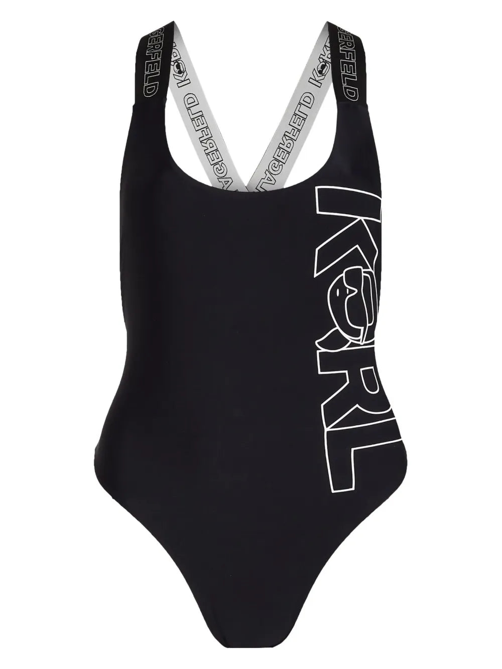 Ikon Logo-Print Swimsuit