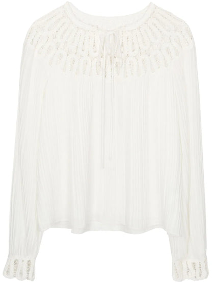 Long-Sleeve Blouse