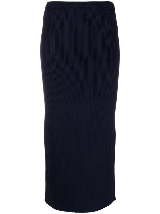 Cable-Knit Pencil Skirt