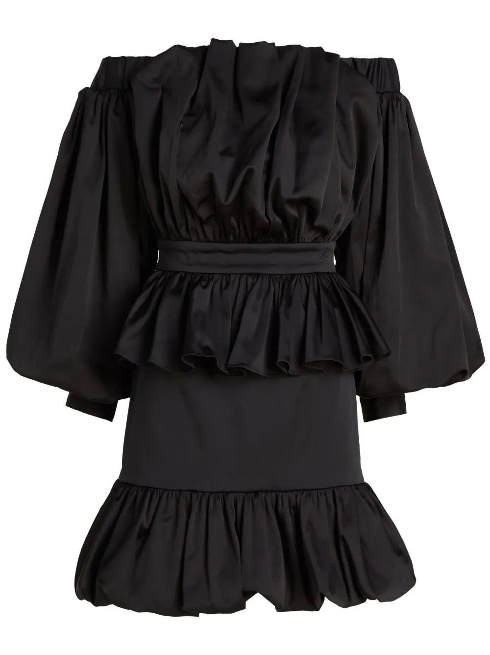 Hun'S Pick Ruffled Mini Dress