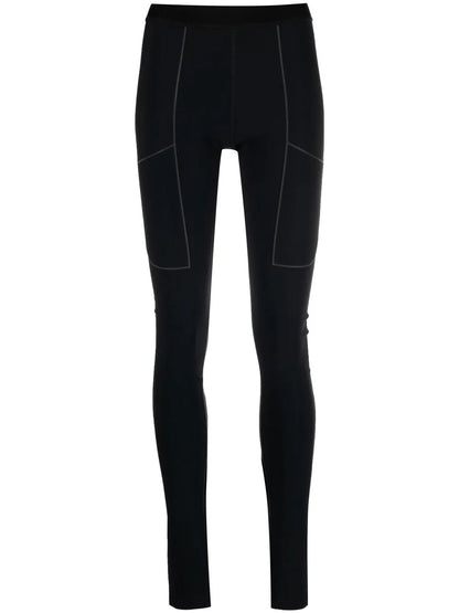 Stretch-Design Slit Leggings