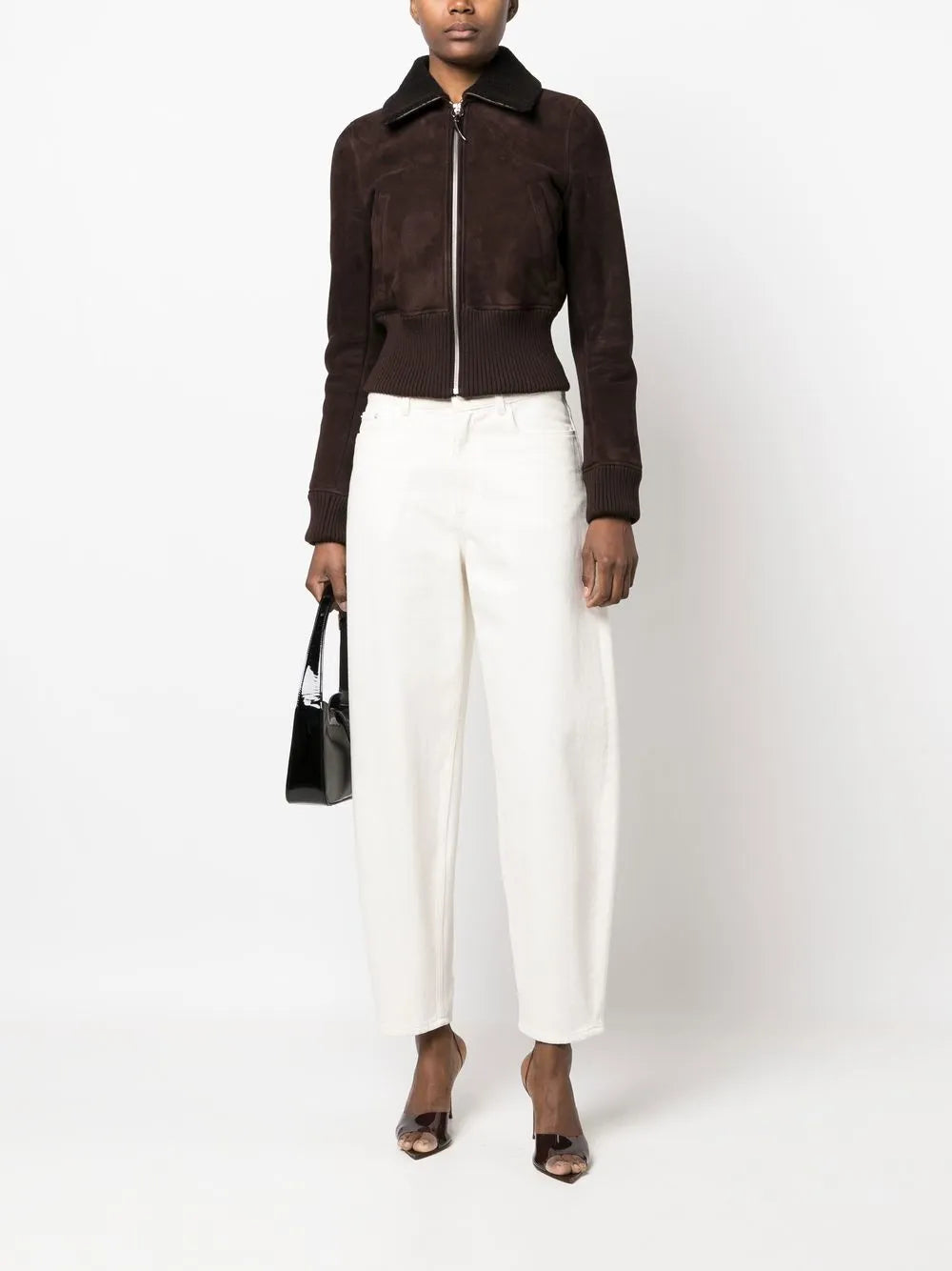 Suede Bomber Jacket