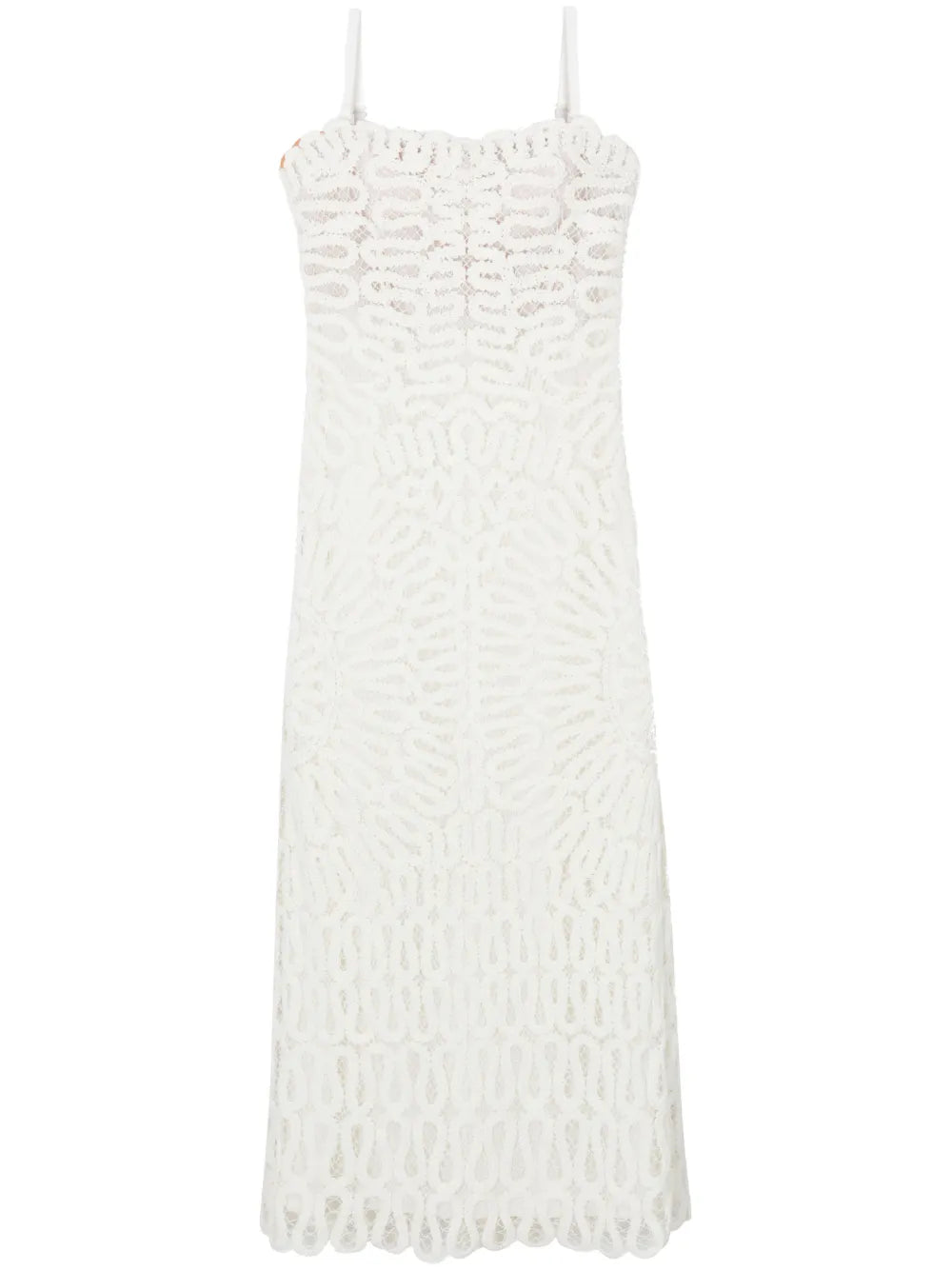 Sleeveless Lace Midi Dress