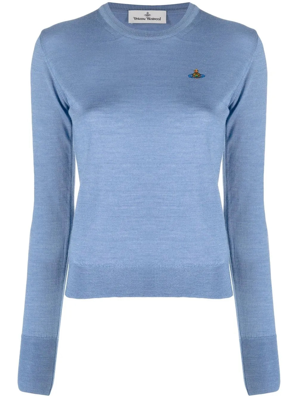 Orb-Embroidery Fine-Knit Jumper