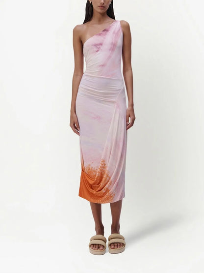 Havana Abstract-Print Dress