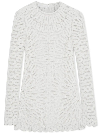 Mccall Cage Crochet Mini Dress