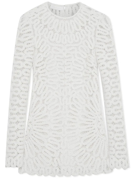 Mccall Cage Crochet Mini Dress