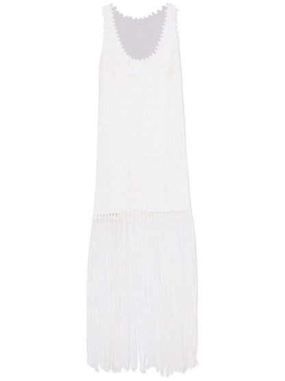 Janette Laser-Cut Dress