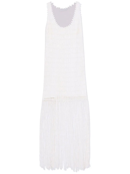 Janette Laser-Cut Dress