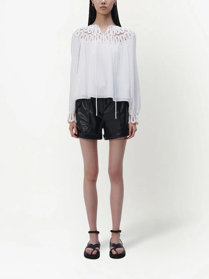 Doah Faux-Leather Shorts