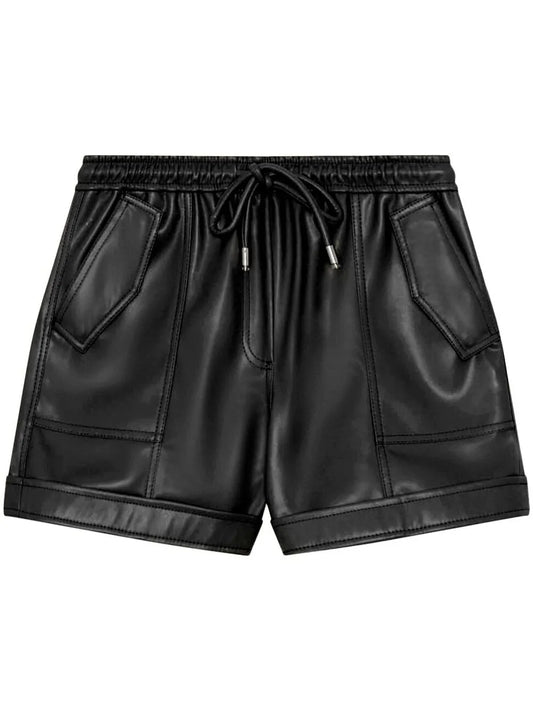 Doah Faux-Leather Shorts