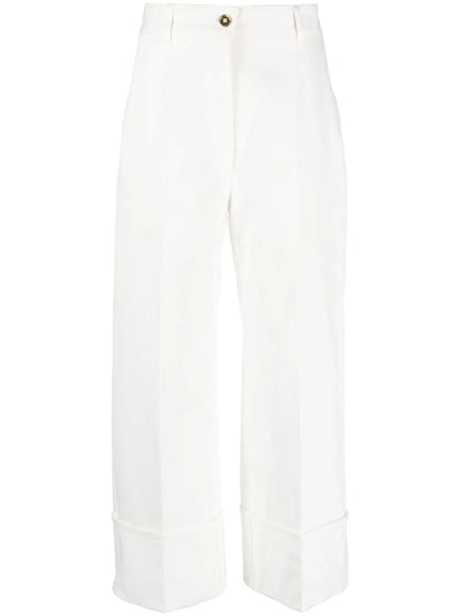Cropped Straight-Leg Jeans