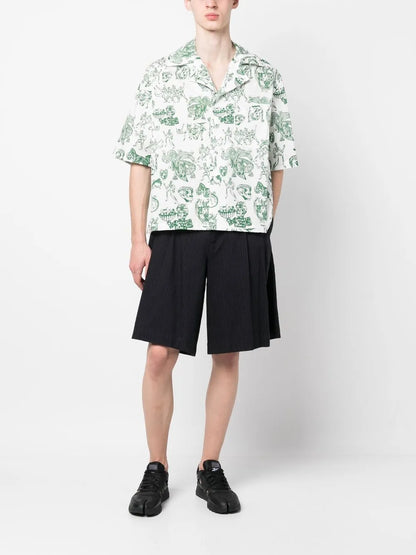 Graphic-Print Short-Sleeved Shirt