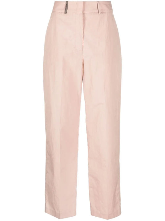 Wide-Leg Tailored Trousers