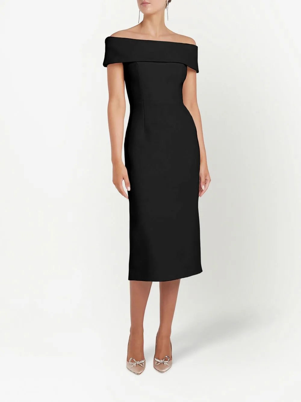 Amore Off-Shoulder Midi Dress