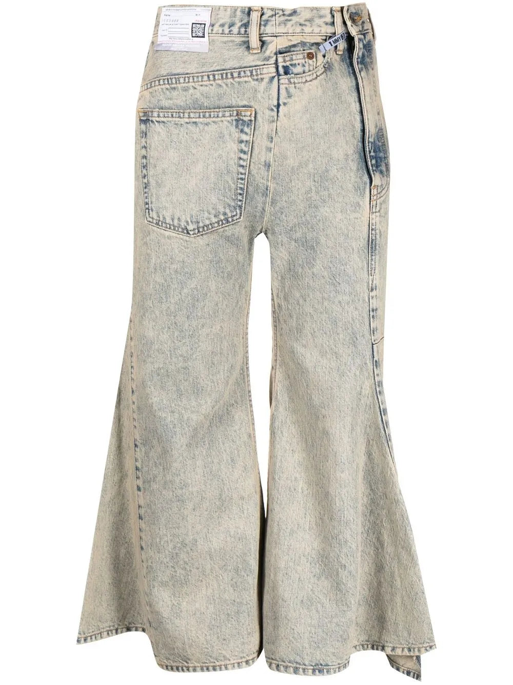 Cropped Flared Denim Jeans