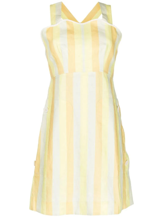 Striped Apron Dress