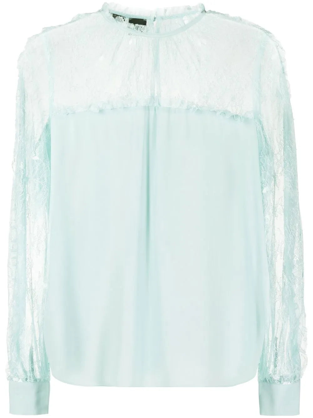 Lace-Panel Blouse