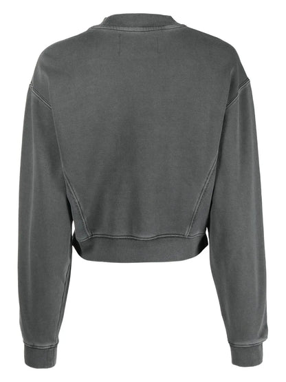 Logo-Print Washed Sweatshirt