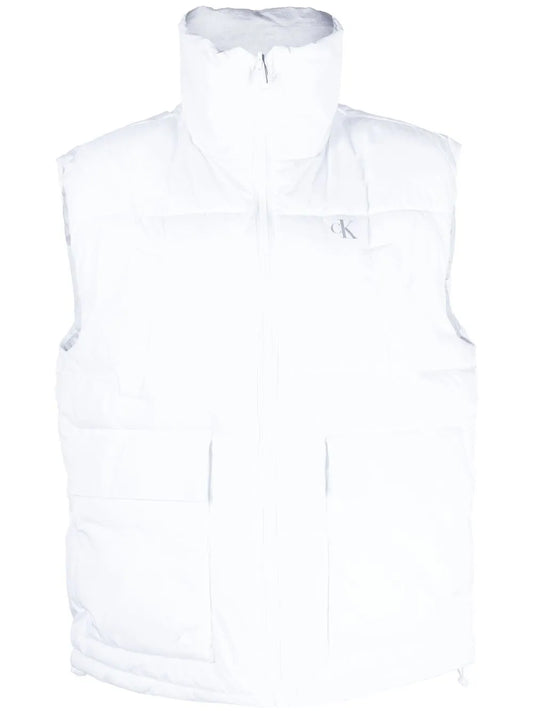 Logo-Print Padded Gilet
