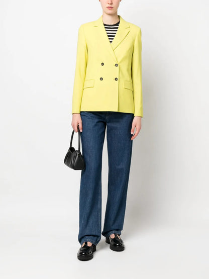Double-Breasted Wool Blazer