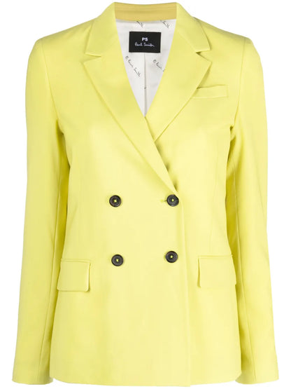 Double-Breasted Wool Blazer